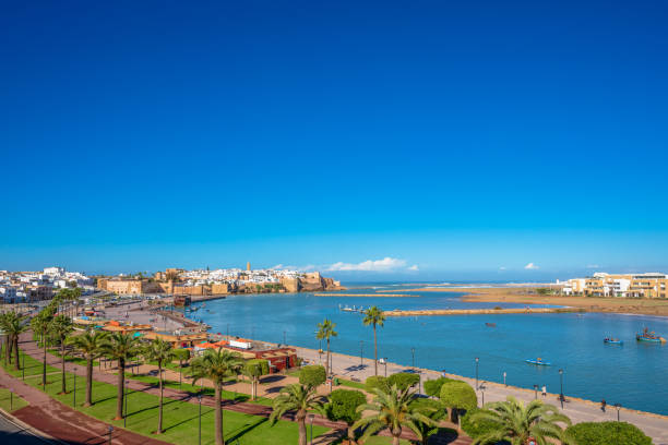 Panoramic View of Bouregreg River, Rabat, Morocco
