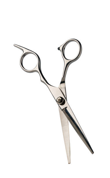 istock Scissors for haircuts isolated on white background 2150640286
