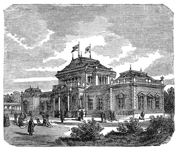 istock From the Vienna Exhibition Park. Pavilion of the jury. 2150647241