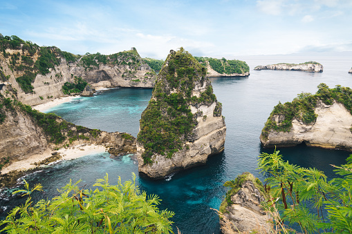 Thousand Islands Viewpoint, on of the most amazing spots in Nusa Penida Island, Indonesia, Bali