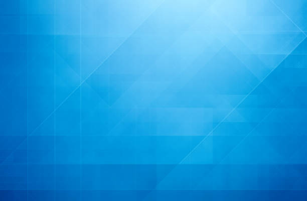 istock Blue Abstract Background - Geometric Shapes in Soft Blue Hues: Modern Design Element 2150653865