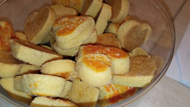 istock Heart shaped cookies in the container 2150656527