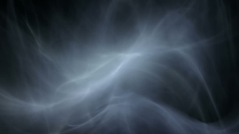 Fractal flame, gas, nebula, smoke, fire or plasma. Looping abstract animation background.