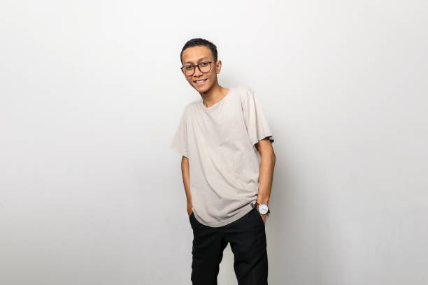 istock A man wearing glasses and a white shirt is smiling 2150658014