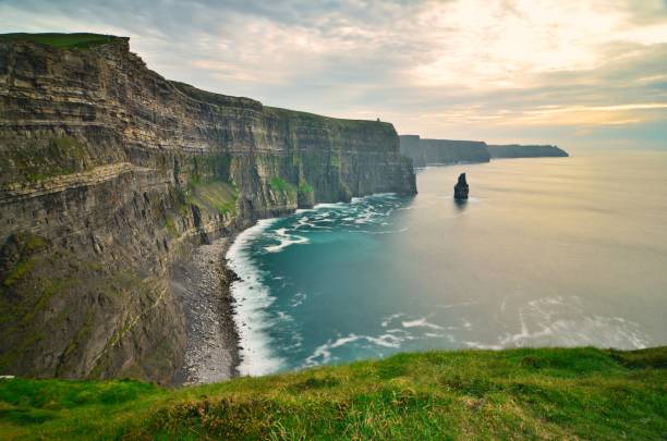 istock Majestic cliffs of moher at sunset 2150663344
