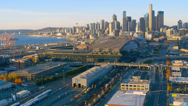 View of Seattle cityscape