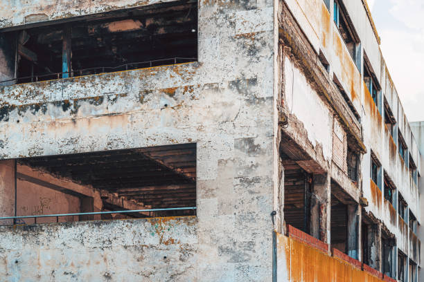 istock Old ruined building ready to be run down 2150667872