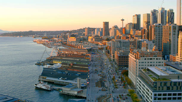 istock View of waterfront and Belltown 2150672352