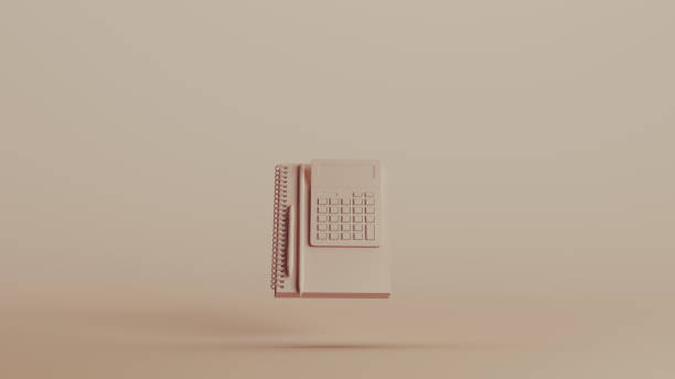 istock Notebook calculator business professional stationary neutral backgrounds soft tones beige brown background 2150674551