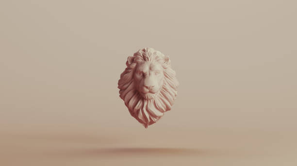 Digital art of a burning fiery tiger on a white background. A powerful image illustration of a tiger engulfed in flames.