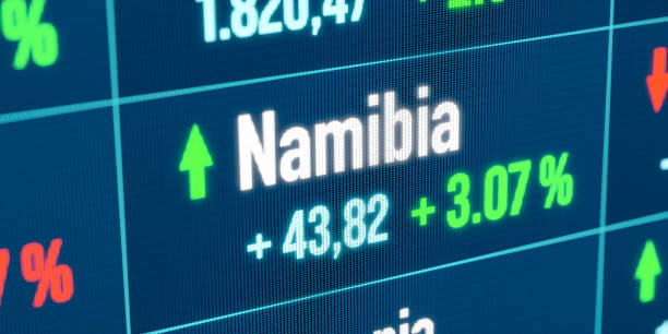 istock Namibia rising stock market. 2150675597