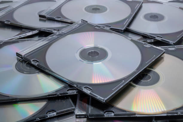 istock A pile of CD cases on white background 2150681088