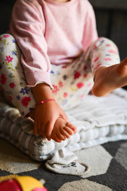 istock Close up of a child's foot. 2150681247