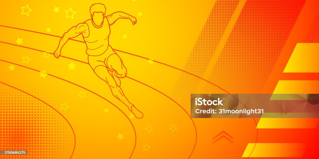 Platform Runner Background Runner Themed Background Stock Illustration - Download Image Now ...