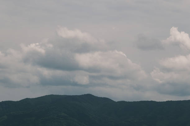 Natural landscape with mountains and clouds