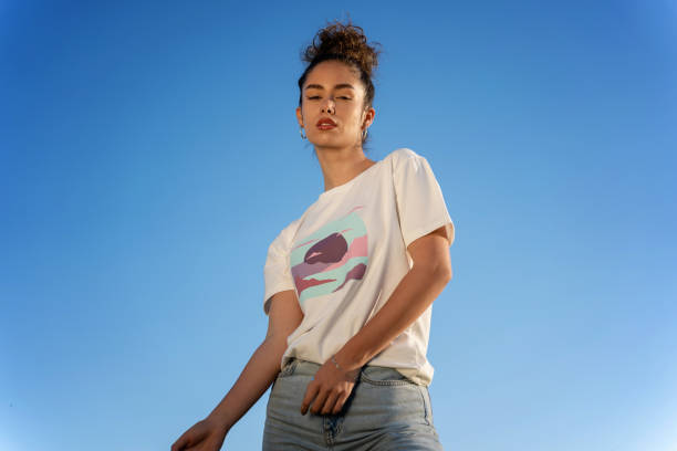 istock Fashion Model in Natural Setting 2150687477