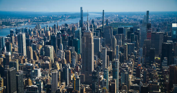 Free Stock Photo of Aerial View of a City With Tall Buildings ...