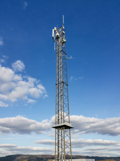 istock A telecommunication tower with different kinds of antennas on top 2150691773