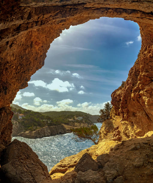 istock The hidden cave at Cap Gross cape 2150693200
