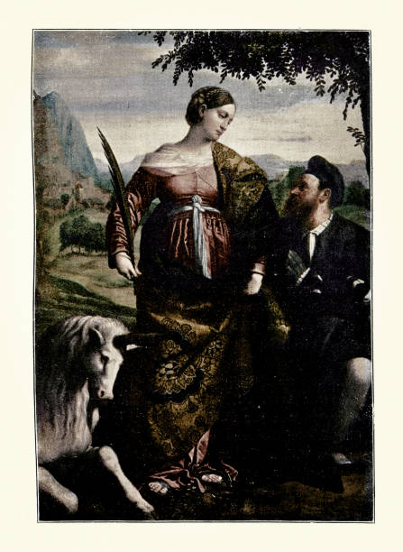 istock Saint Justina with the Unicorn, circa 1530, after Moretto da Brescia 2150693765