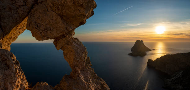 istock The Eye of Es Vedra sunset view 2150693789