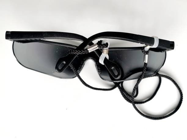 istock Protective workwear to protect human eyes, safety glasses 2150697333