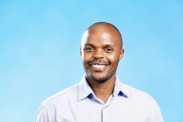 istock Cheerful man smiles happily at the camera 2150697482