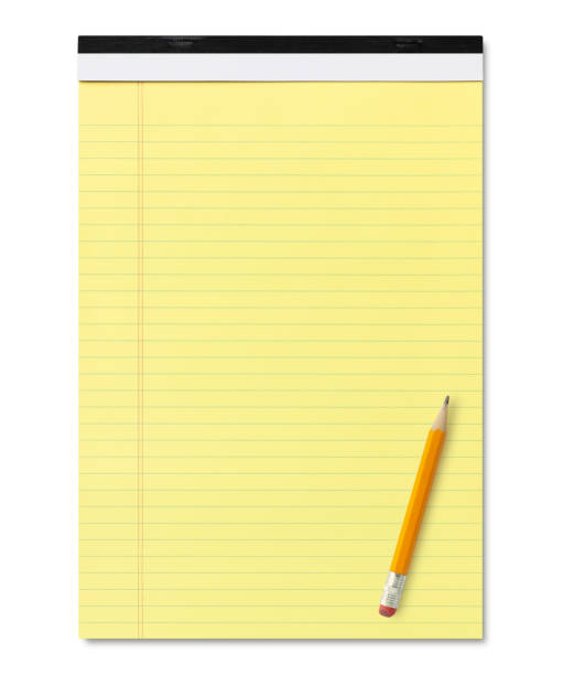 istock Yellow Legal Note Pad With Pencil 2150706732