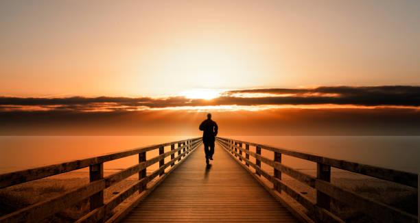 istock Male person on a jetty 2150706856