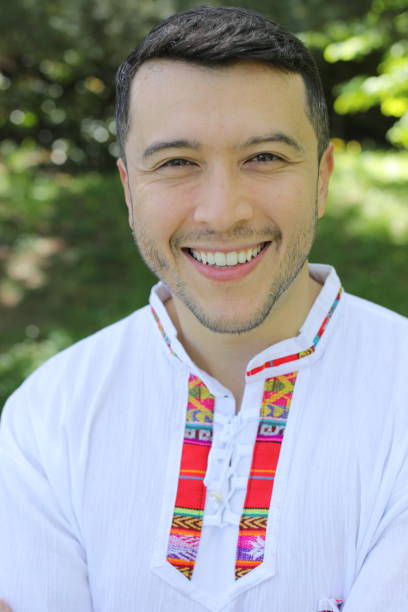 istock Young Hispanic man in nature 2150707590