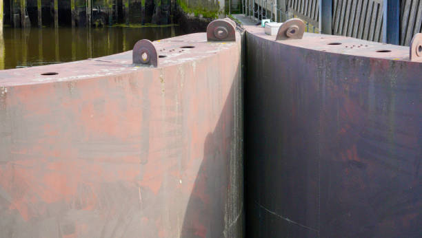 istock Lock gates at Cardiff Barrage, Cardiff Bay, Wales 2150708145