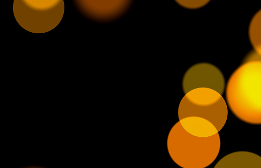 Glowing golden bokeh. Light bokeh overlay. Abstract pattern defocused lights. abstract bokeh background. festive bokeh effect