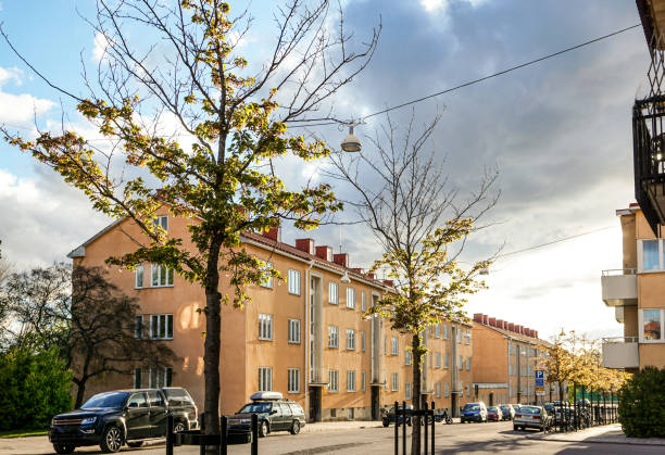 istock View of a city street during spring 2150713679