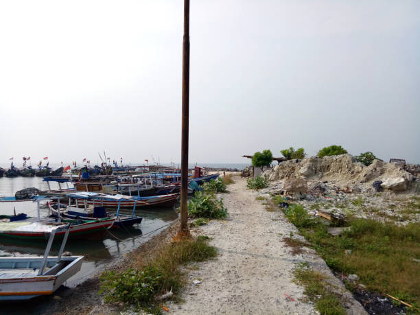 Fisherman's boat docking at the bay