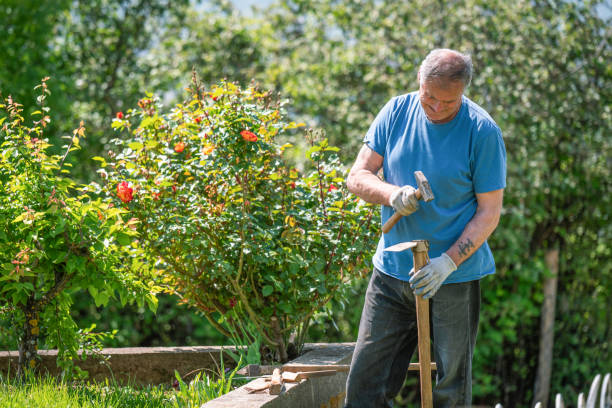 istock An elderly man is fixing his gardening tool 2150731726