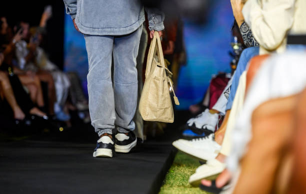 istock Models and audience at a fashion show 2150733548