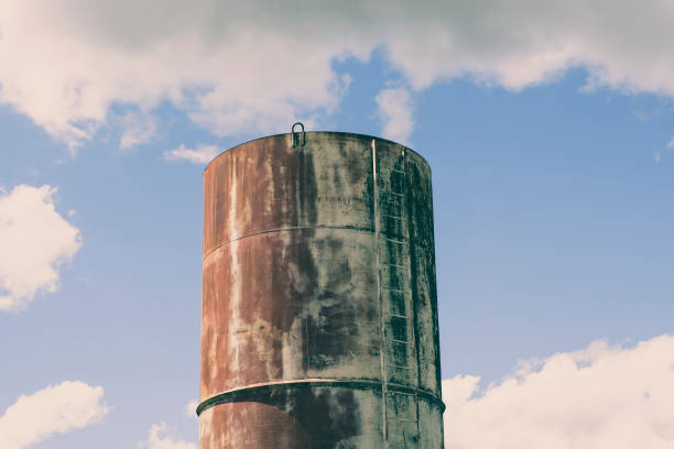 Reservoir Storage Tank Rusty Old