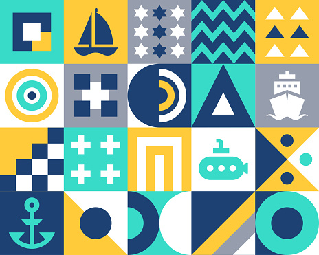Geometric Pattern Design for Sailing and Shipping