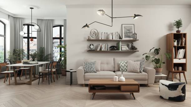 istock Vintage style living room interior. 2150737431