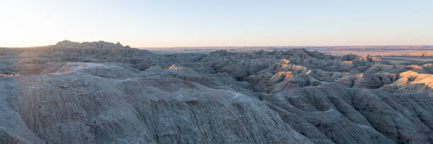 istock Panoramic Views of Badlands National Park in Spring at Sunrise 2150739064
