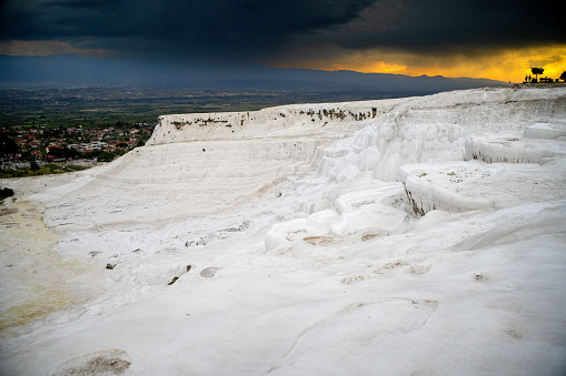 Pamukkale is recognized as a World Heritage Site together with Hierapolis. Hierapolis-Pamukkale was made a World Heritage Site in 1988. It is a tourist attraction because of this status and its natural beauty.