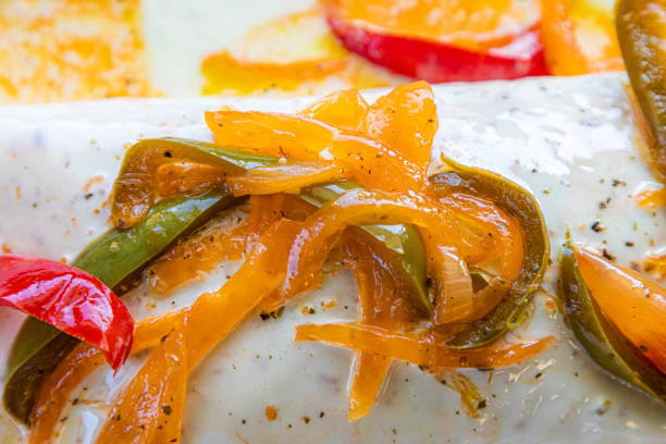 A variety of food items are displayed in an appetizing way.