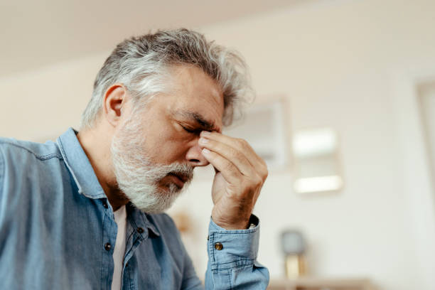 istock Tired Depression Man at Home 2150746744