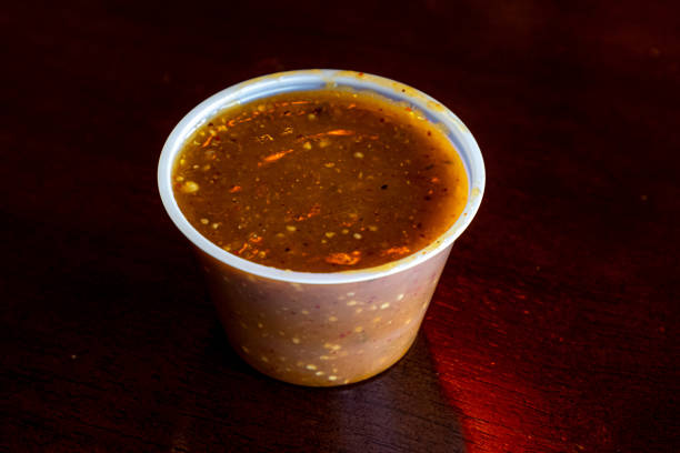 A variety of food items are displayed in an appetizing way.