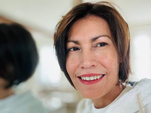 istock Woman portrait at home 2150751318