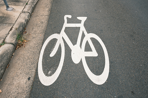 Roadside Bicycle Lane Detail 