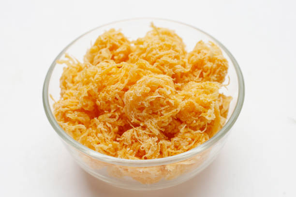 istock Thai crispy flossy sweet Eggs floss (Foi Thong Krob) 2150755685