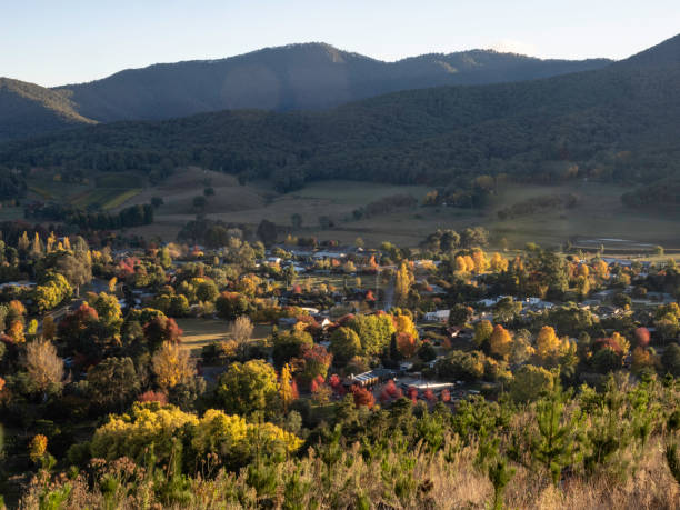istock Valley sunrise and clouds in autumn 2150761284