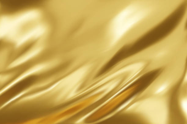 Abstract gold gradient background. Minimalistic subtle wavy golden silk texture. 3D vector illustration. Abstract gold gradient background. Minimalistic subtle wavy golden silk texture. 3D vector illustration. gold texture stock illustrations