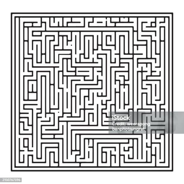 Square Move Riddle Square Maze Game For The Kids Challenging Riddle Game Labyrinth For ...